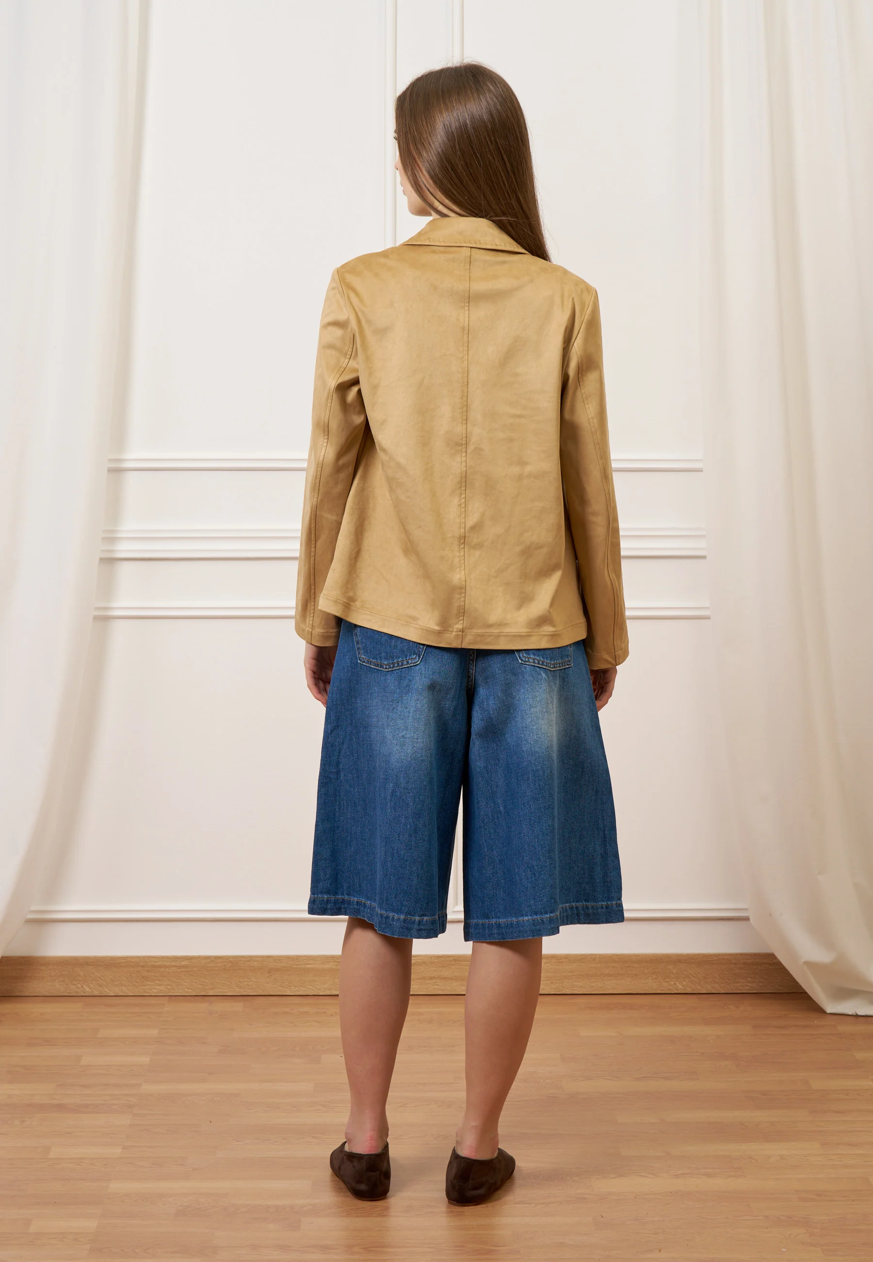 Bermuda ampio in jeans - JEANS - Image 9