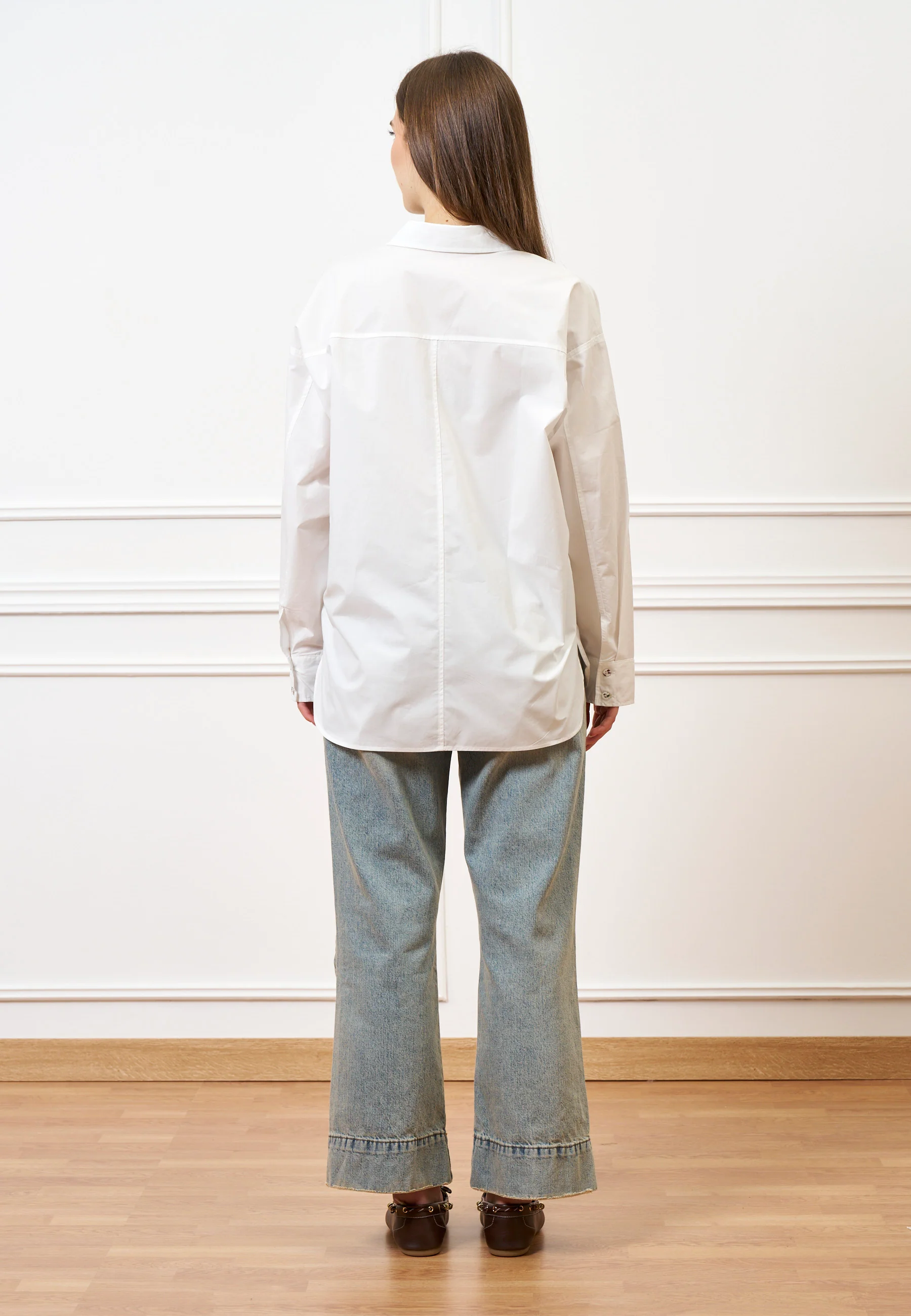 Camicia maniche a pipistrello - BIANCO - Image 5