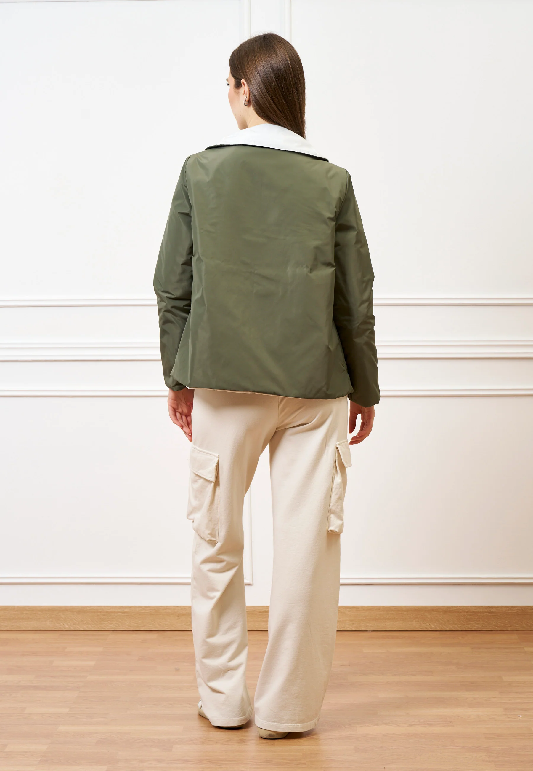 Giubbino imbottito reversibile - MILITARE - Image 5