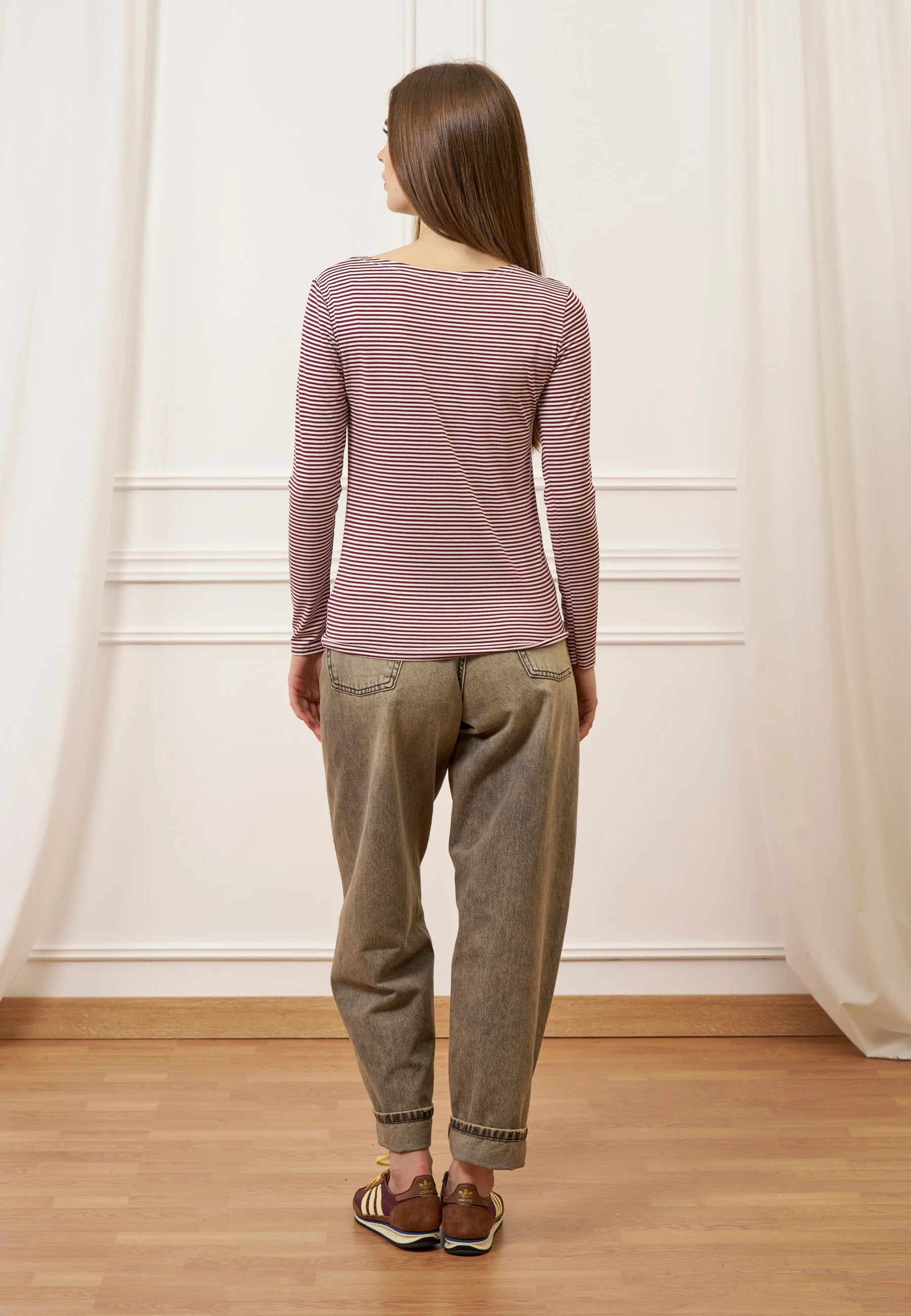 Jeans balloon a vita alta - GRIGIO MEDIO - Image 18