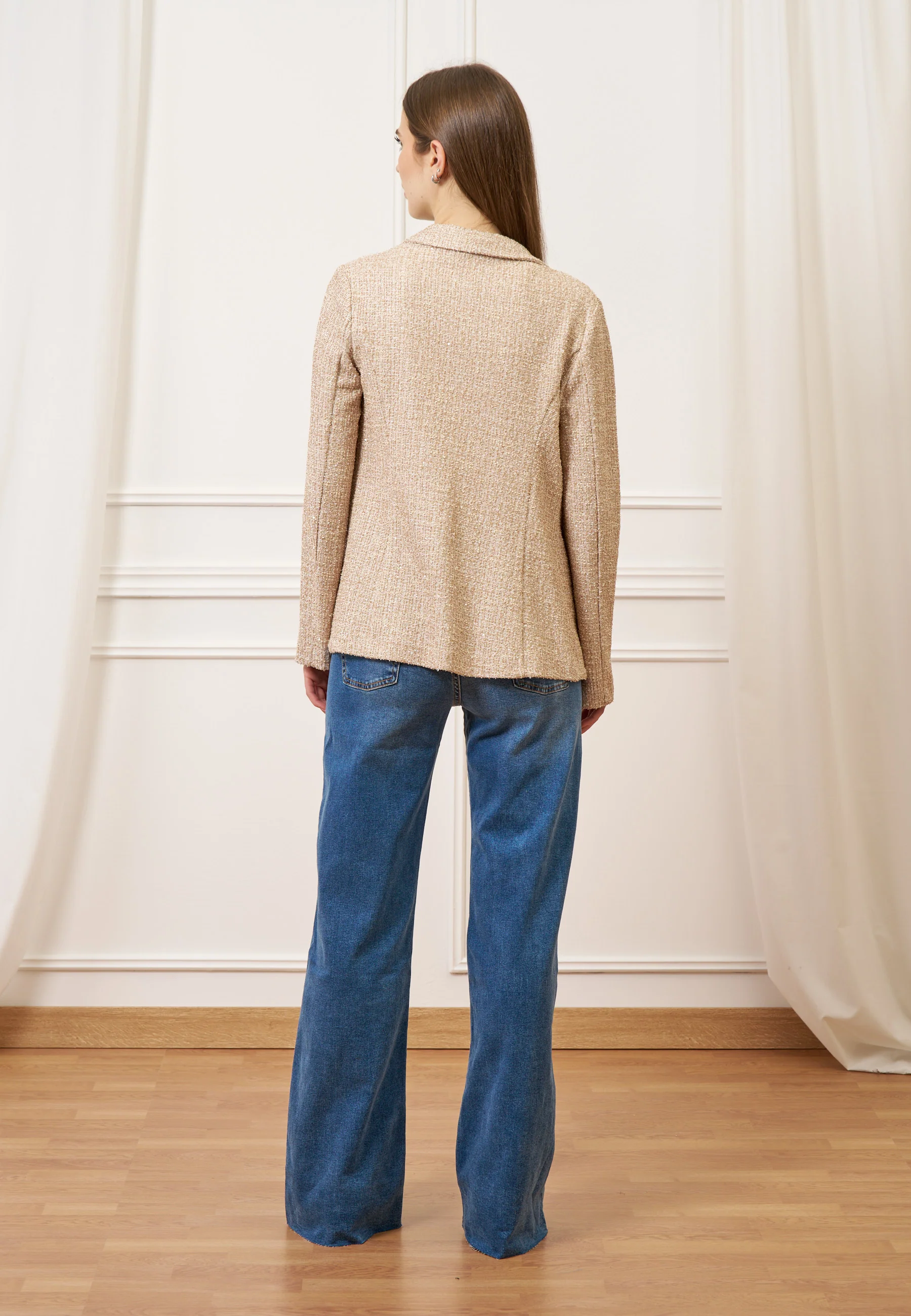 Jeans con fondo taglio vivo - JEANS - Image 11