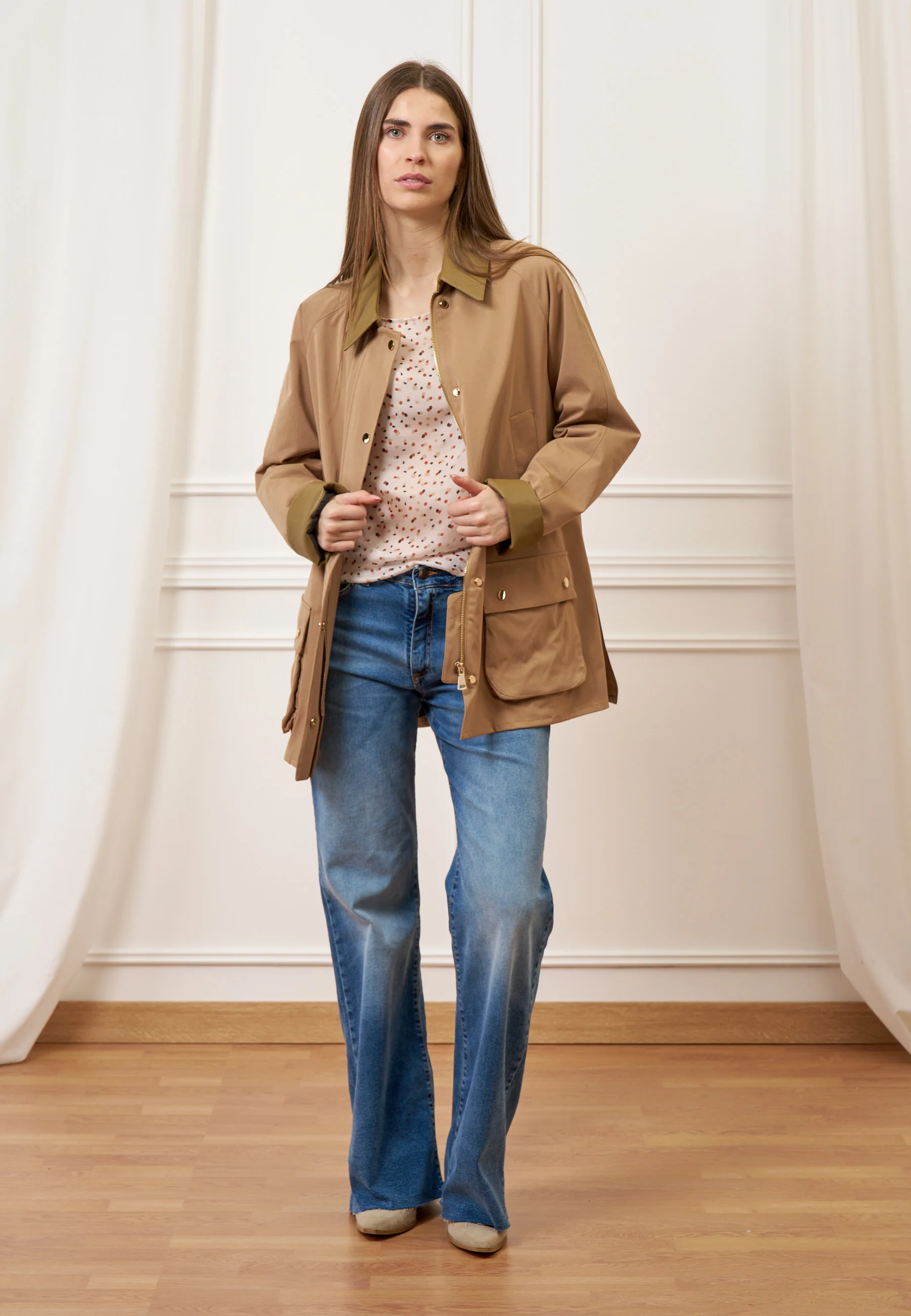Jeans con fondo taglio vivo - JEANS - Image 14