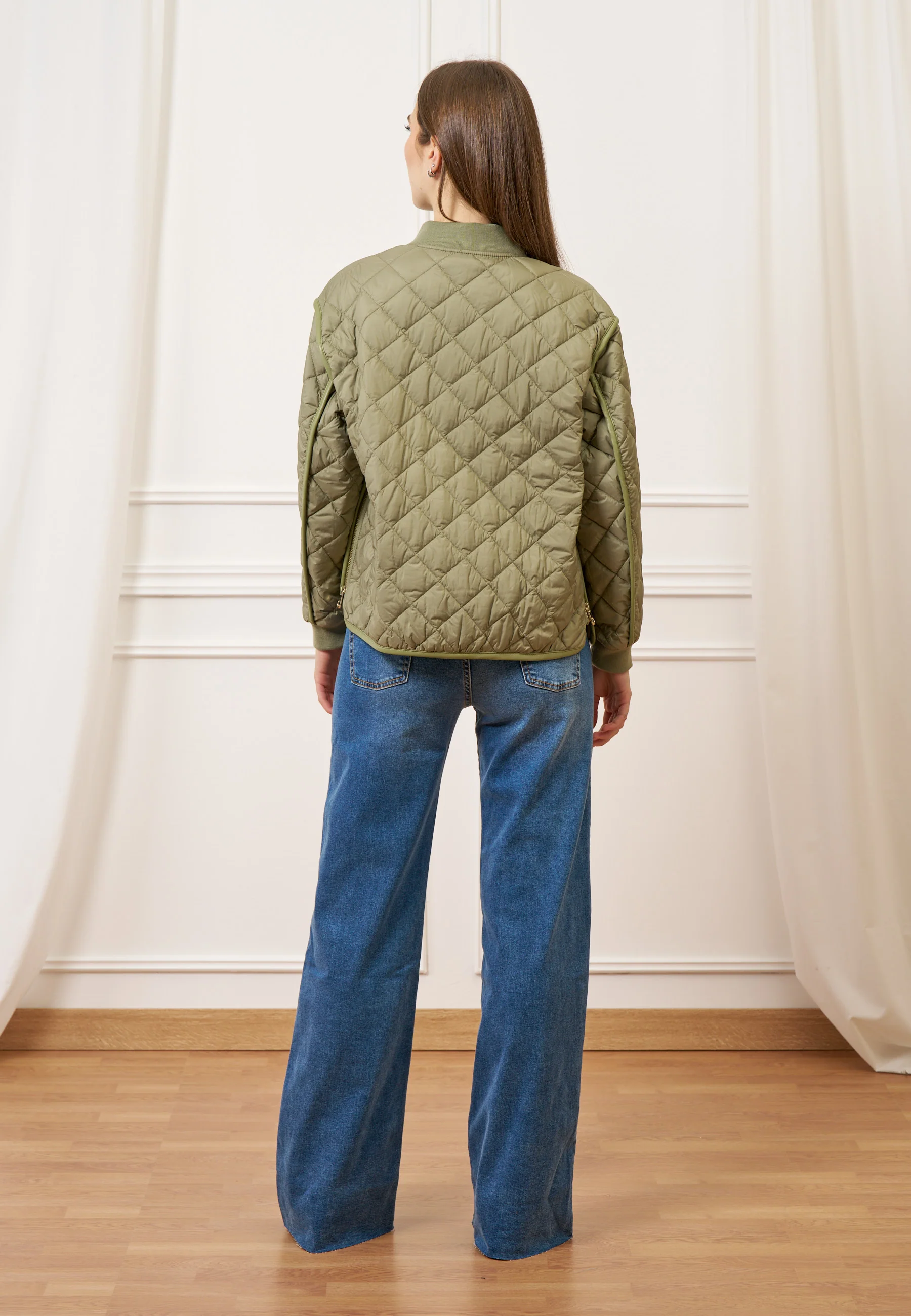 Jeans con fondo taglio vivo - JEANS - Image 8