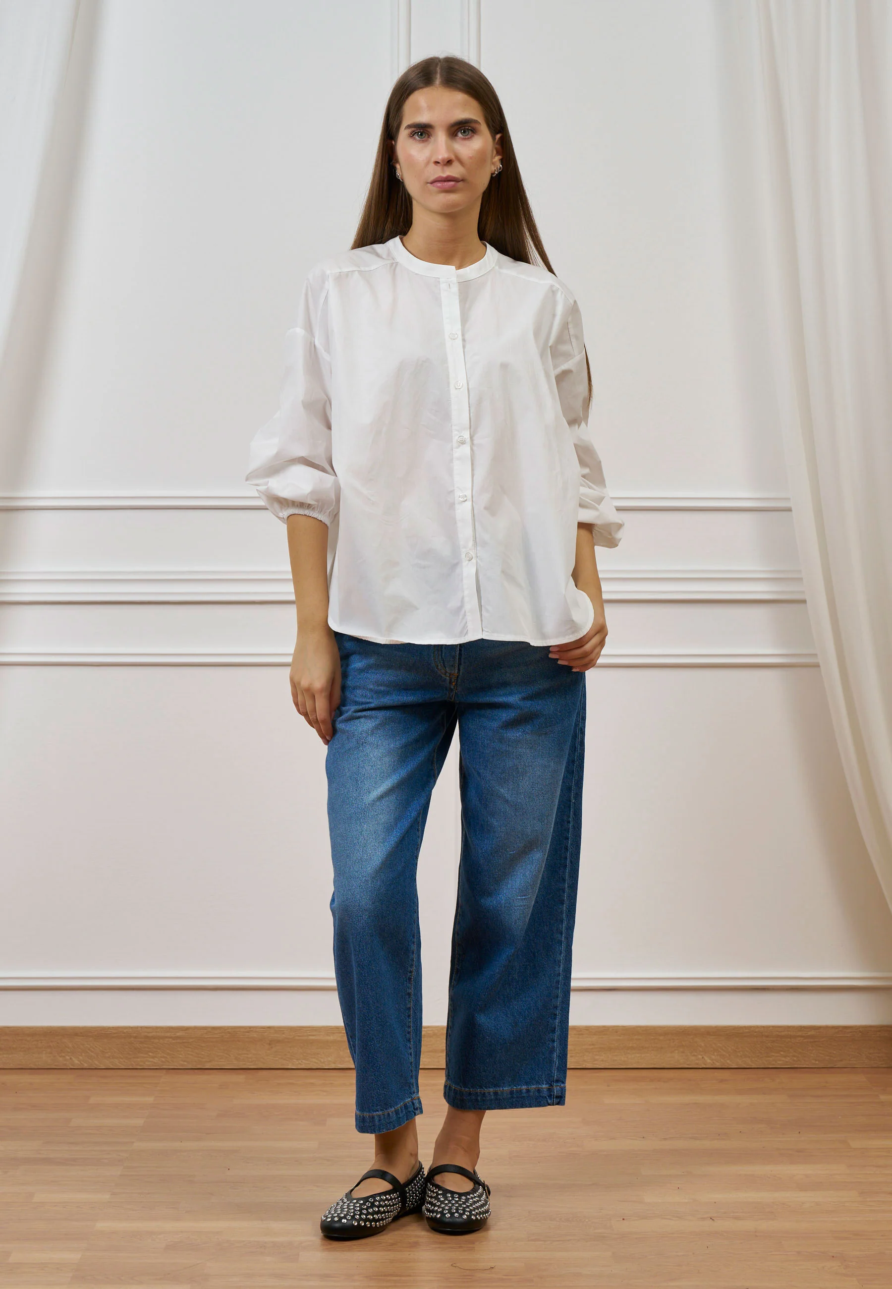 Jeans dritti alla caviglia - JEANS - Image 10