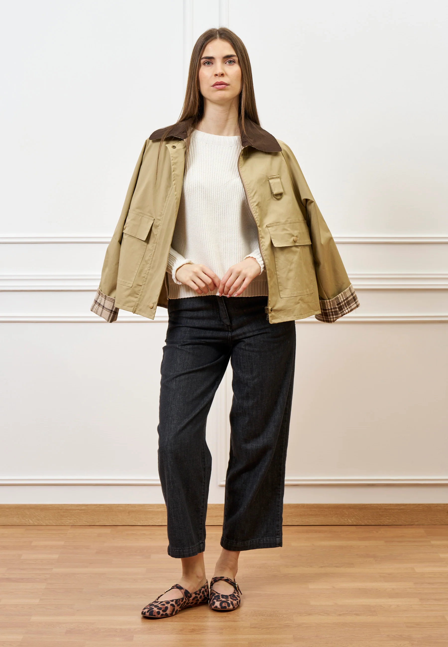 Jeans dritti alla caviglia - NERO - Image 8