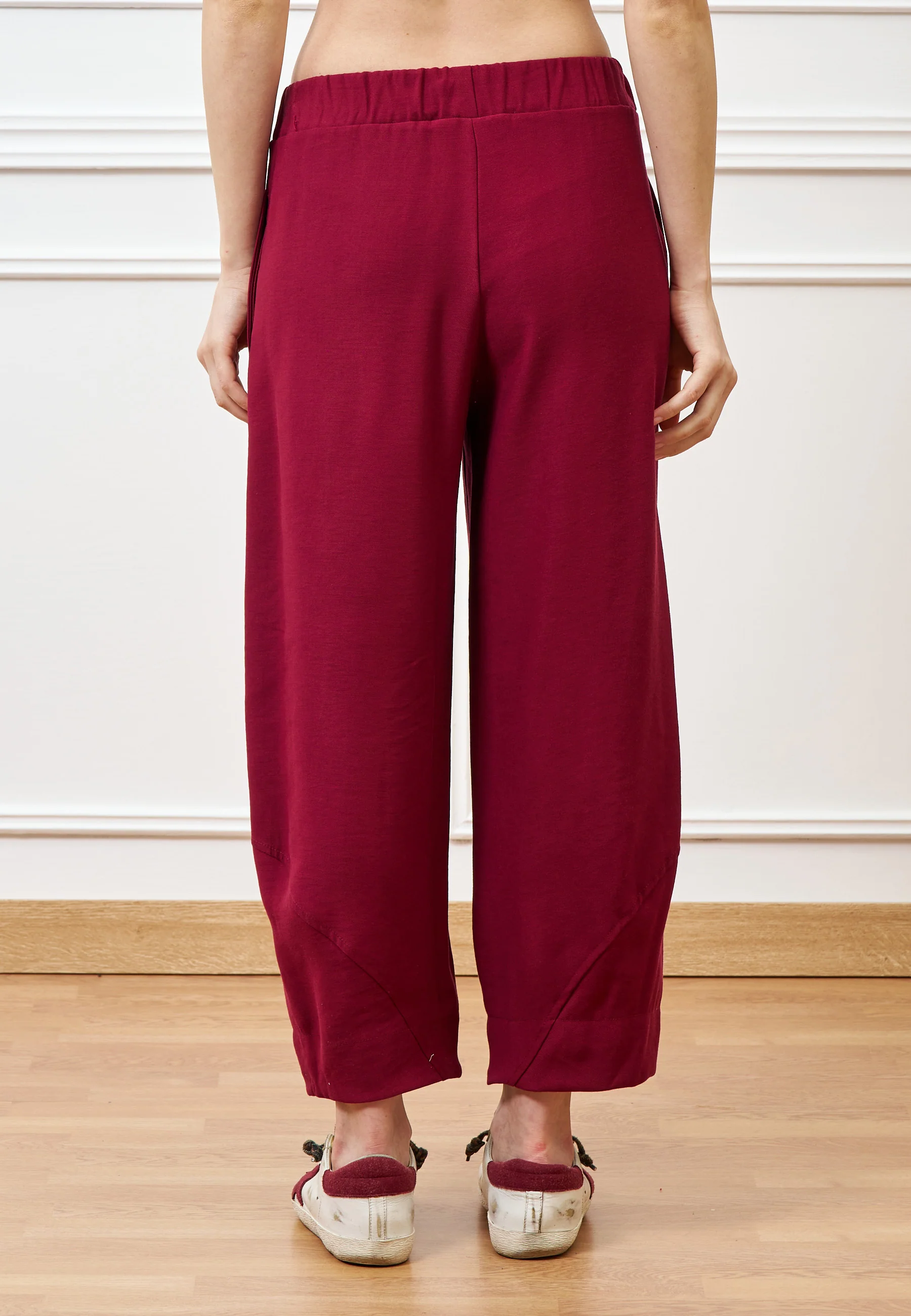 Pantalone balloon alla caviglia - BORDEAUX - Image 7