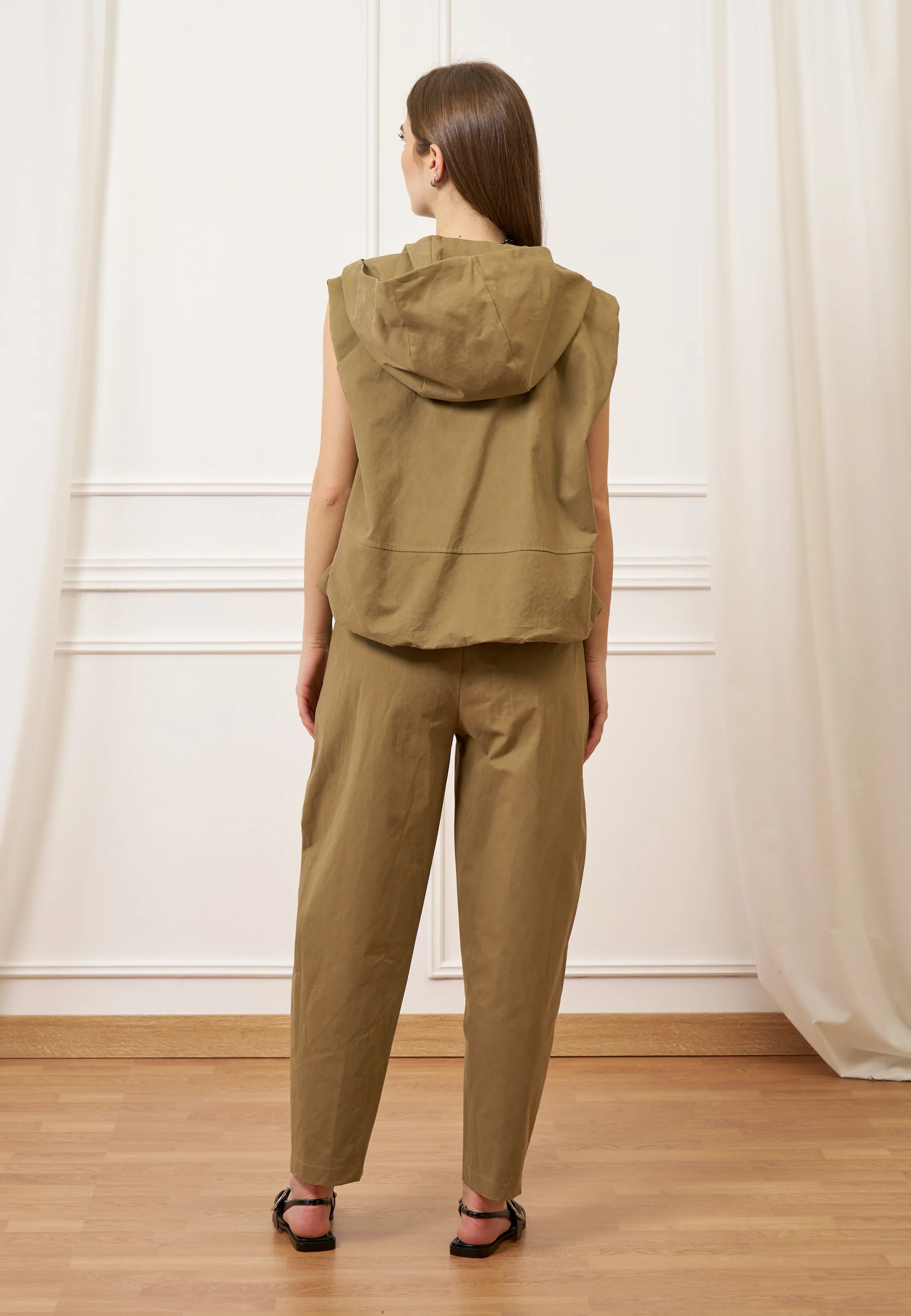 Pantalone balloon con pinces - FANGO - Image 4