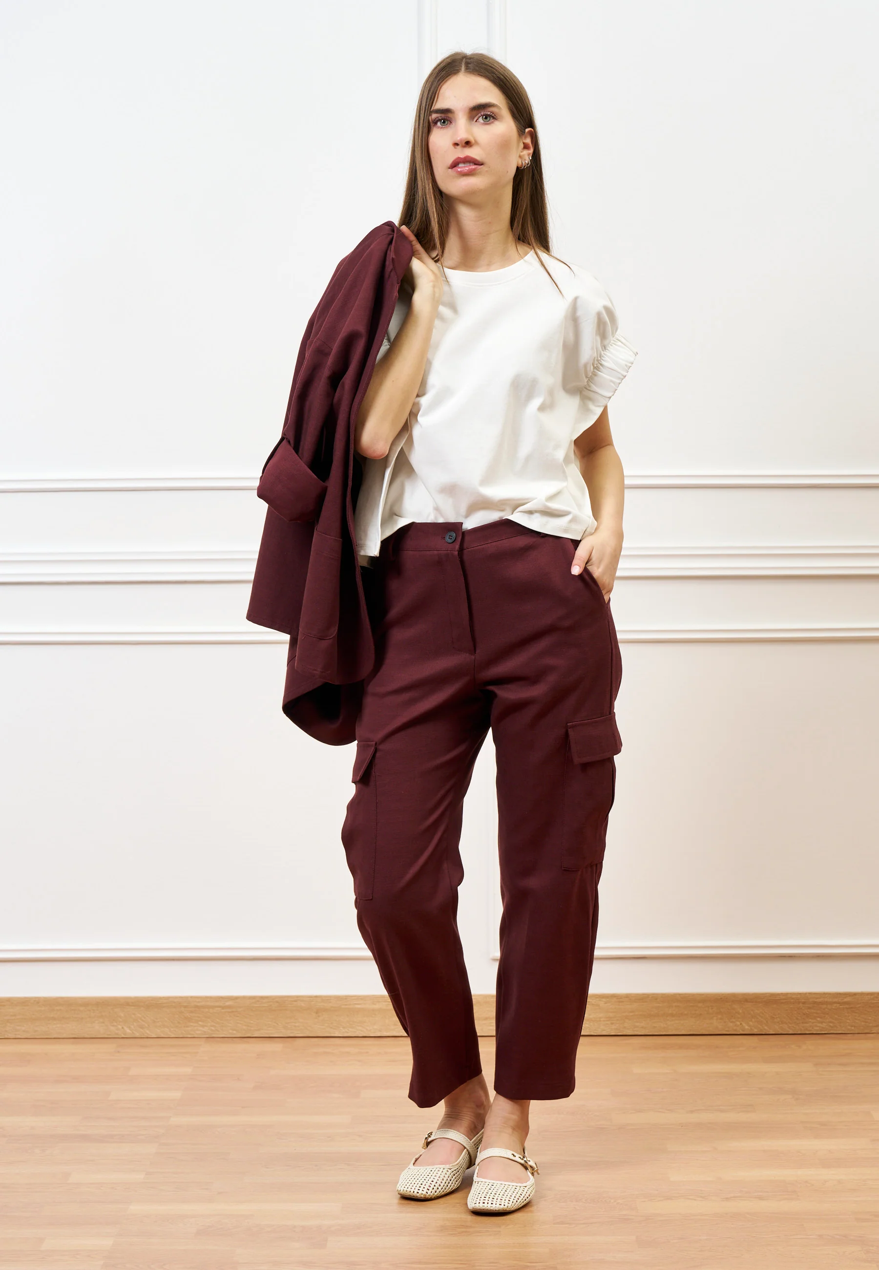 Pantalone militare con tasconi - INDIA - Image 3